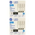 thumbnail image 2 of (6 bulbs) GE 66256 - bright stik LED Tubular Light Bulb 5 watt 450 lumen 2700K LED, 2 of 2