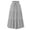 Grey, variant on jinghuiyue Womens Casual Midi Skirts A-Line Flowy Elastic High Waist Tiered Pleated Long Skirt Beach Vacation Trendy M