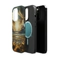 thumbnail image 2 of DistinctInk MagSafe Tough Case for Apple iPhone 14 Pro Max (6.7" Screen) - A Message of Joy and Peace - Tempered Glass Back, 2 of 6