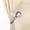 Satin Nickel, variant on Central Design 4890-034 Remi Curtain Holdback Set, Antique Brass - Set of 2
