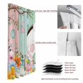 thumbnail image 6 of Easter Blackout Curtains for Bedroom/Living Room, Pinch Pleated Black Out Curtains, Spring Colorful Bunny Eggs Flower Wood Grain Room Darkening Window Drapes with Hooks 2 Panels, 59"x70", 6 of 8
