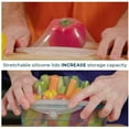 thumbnail image 4 of As Seen on TV Stretch and Fresh Silicone Food Storage System – 6-Piece Airtight, Leak-Proof Containers for Solid & Liquid Foods, BPA-Free, Freezer & Microwave Safe, 4 of 6