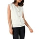 thumbnail image 4 of SUÉTER SIN MANGAS DE PUNTO INSPIRADOR CHIC PARA MUJER, CON BOTONES, TOPS CASUALES, SUÉTER Y CARDIGAN CON BOLSILLOS, TALLA 2XL, BLANCO, 4 of 6