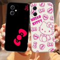 thumbnail image 1 of Pink Hello K-Kitty Line Cat Phone Case For Redmi Note 12 11 11T 11R 11S 10 9T 8 7 7S PRO PLUS 4G 5G Silicone Case Fundas Shell LXY, 1 of 7