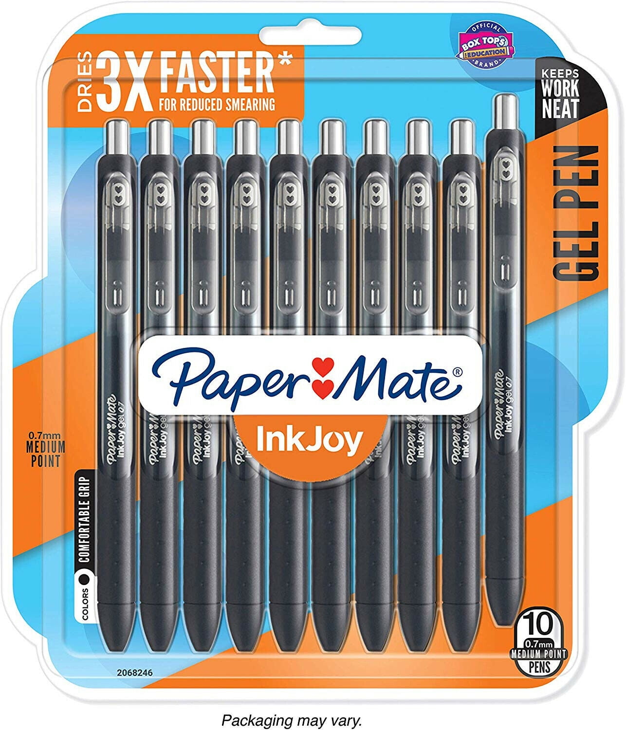 Paper Mate InkJoy Gel Pens, Medium Point, Black, 10 Count - 1951640 ...