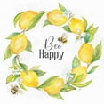thumbnail image 2 of Coulter, Cynthia 26x26 White Modern Wood Framed Museum Art Print Titled - Lemons  And Bees Sentiment II, 2 of 4
