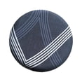 thumbnail image 1 of Inteprter Funda para silla redonda con estampado de barra moderna, cubierta para taburete elástica y elástica, fácil de limpiar, amplia Decoración del hogar castaña de agua 28-40 cm de diámetro, 1 of 6