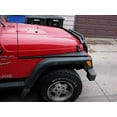 thumbnail image 2 of Fits Jeep TJ Black Coated Diamond Plate Full Top Fender Cover with Bend, 2 of 4