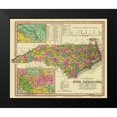 thumbnail image 2 of Tanner 14x12 Black Modern Framed Museum Art Print Titled - North Carolina - Tanner 1833, 2 of 5