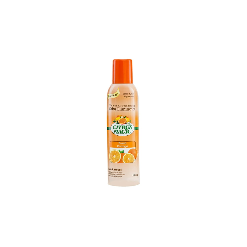 Citrus Magic Fresh Orange Scent Air Freshener Spray 6 oz. Aerosol