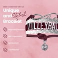thumbnail image 5 of Volleyball Bracelet- Girls Volleyball Bracelet- Volleyball Jewelry - Perfect Gift For Volleyball Players, 5 of 7