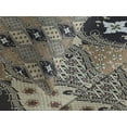 thumbnail image 4 of Ambesonne East Quilted Bedspread Set 3 Pcs, Old Fashioned Batik Pattern, Queen Size, Tan Black, 4 of 5