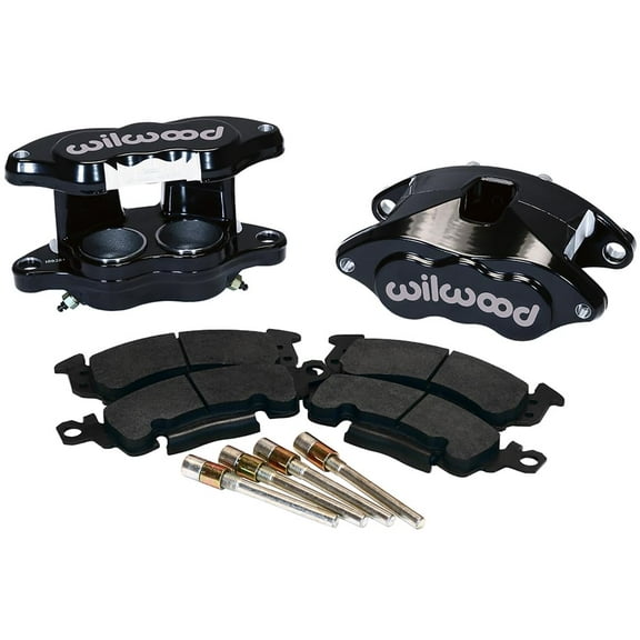 Wilwood 140-11292-BK D52 Rear Caliper Kit, Black Powder 1.25/1.25" Piston,1.28" Rotor