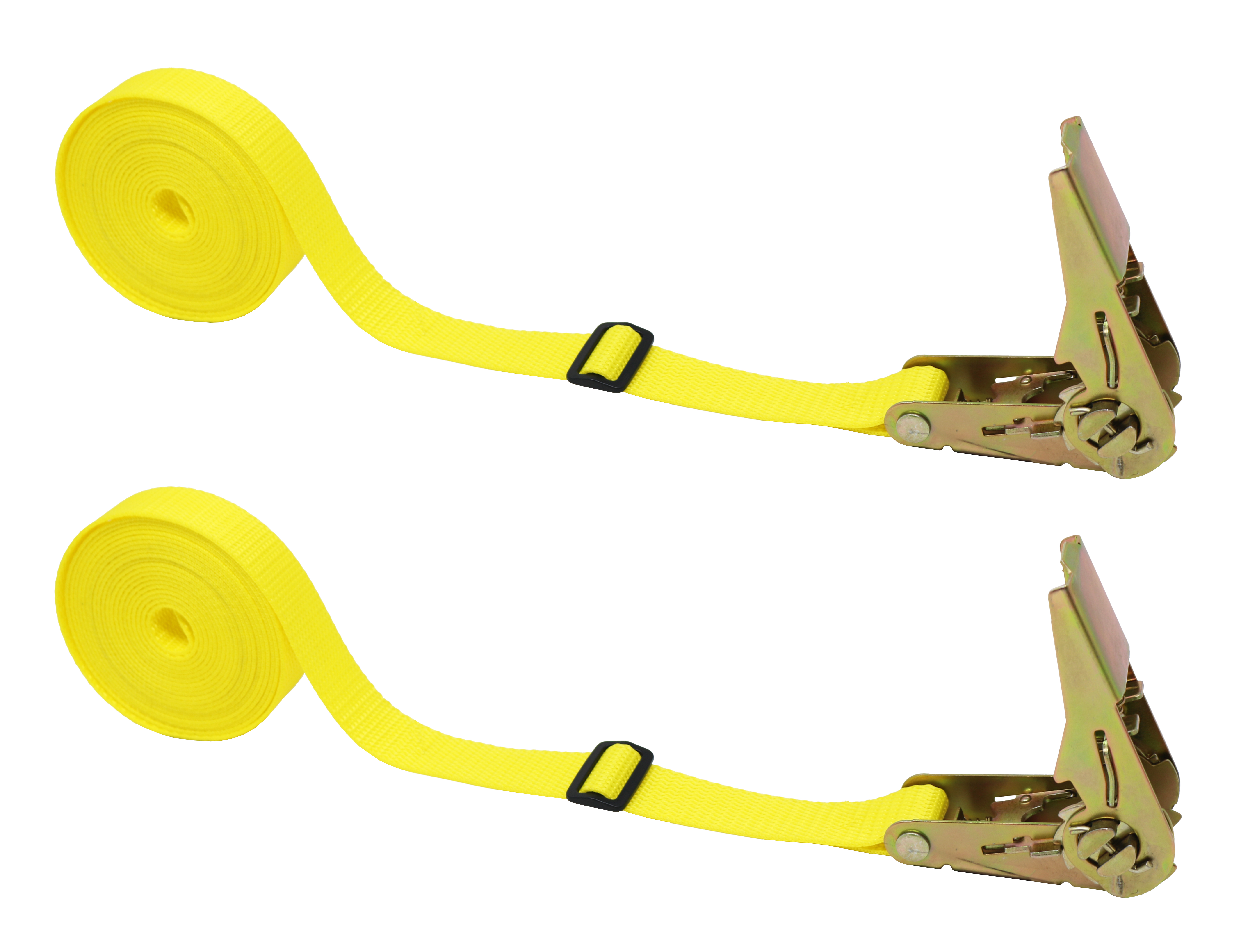 CTDUSA 2 Pack, 1 inch x 20 foot endless loop ratchet strap. Adjustable