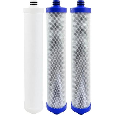 Hydrotech Compatible Reverse Osmosis Replacement Water Filter Cartridge Set 41400008/41400009 - Microline Clack Compatible with S-7011 / S-7028 by IPW Industries Inc