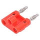 thumbnail image 3 of 10Pcs 2 Way Banana Plug Brass PE Double Banana Socket for Electronic Instruments AutomobilesRed, 3 of 5
