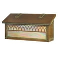 thumbnail image 1 of Americas Finest Lighting AF-3112-NV-GI Window 12 Horizontal Mailbox, Gold Iridescent - New Verde, 1 of 1