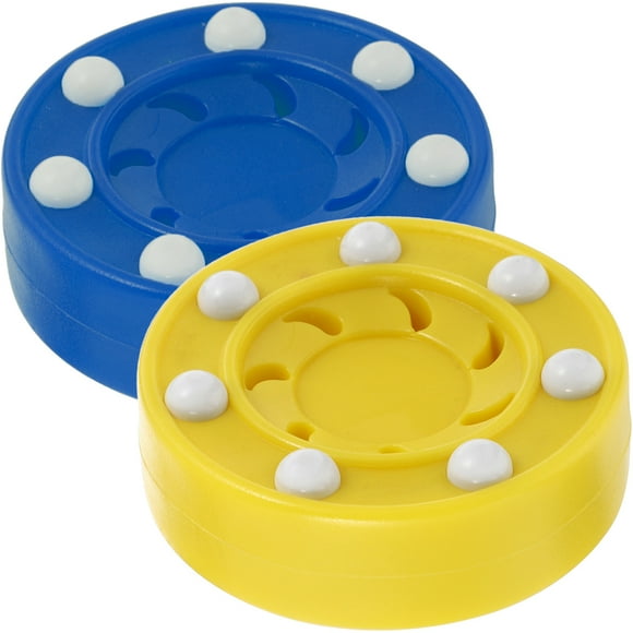 2Pcs Training Hockey Puck Plastic Training Puck Ice Hockey Puck Ice Hockey Sports Supplies