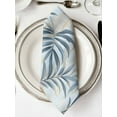 thumbnail image 2 of nqOlkjepod Blue Brown Botanical Cloth Napkins Set of 8 Reusable Dinner Napkins, Pastoral Summer Leaf Cocktail Napkin Washable Table Napkins for Wedding/Holiday Party/Baby Shower 20"x20", 2 of 8