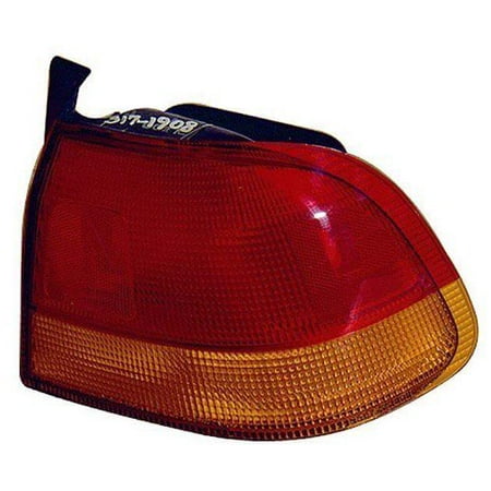- Go-Parts » 1996 - 1998 Honda Civic Rear Tail Light Lamp Assembly / Lens / Cover - Left (Driver) Side - (4 Door; Sedan) 33551-S04-A02 HO2800117 Replacement For Honda Civic