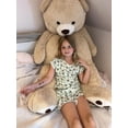 thumbnail image 3 of Oudiya Girls 2 Piece Tie Dye Pajamas Set Summer Trendy Outfit Lounge Set Kids Sleepwear, 3 of 6