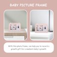 Baby 1st Birthday Photo Frame First Year Picture Frame Milestone Photos