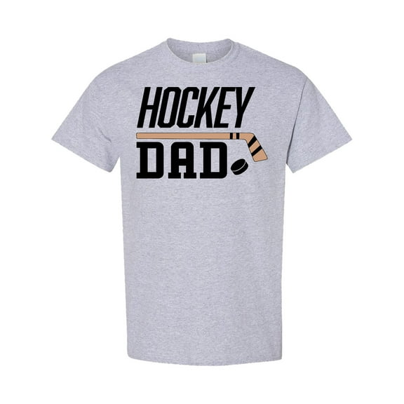 Inktastic Hockey Dad Stick and Puck T-Shirt