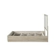 thumbnail image 4 of Panama Jack Boca Grande Modern Wood King Panel Upholstered Platform Bed in Oak, 4 of 6
