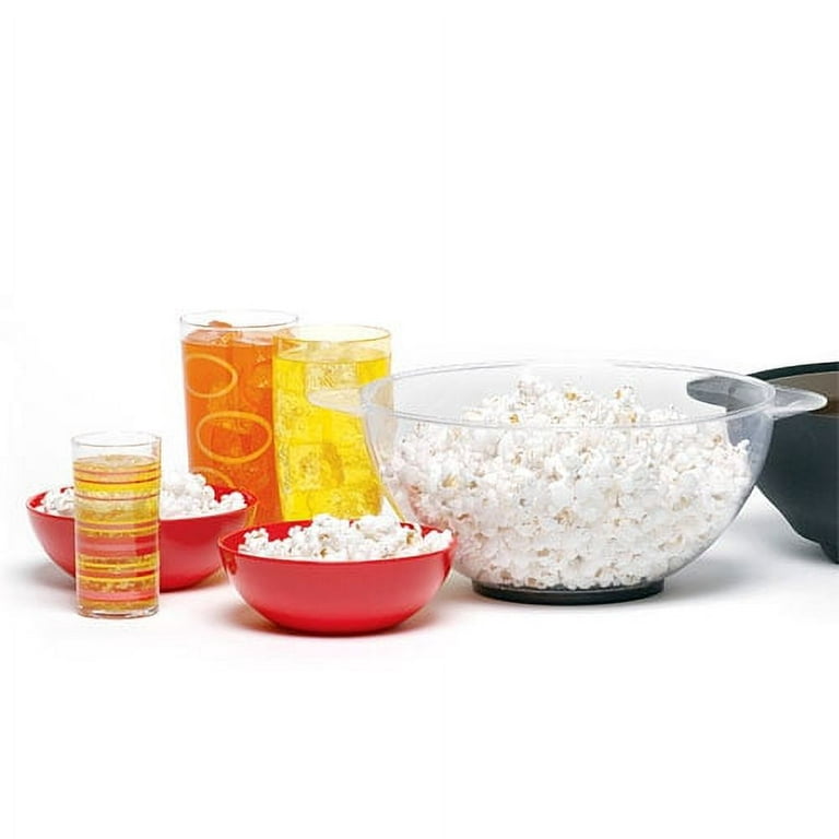 Stir Crazy Popcorn Popper with Large Lid for Serving Bowl - Stir
