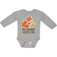 thumbnail image 3 of Inktastic My Grammy Loves Me Fox Boys or Girls Long Sleeve Baby Bodysuit, 3 of 5