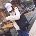 thumbnail image 4 of Qarigey Bolso de hombro informal, bandolera de Color sólido, bolso cuadrado, correa ajustable, bolsa de moda, accesorios para la escuela universitaria Bolsas de mensajero y de hombro Negro Qarigey AP010303-02B, 4 of 6