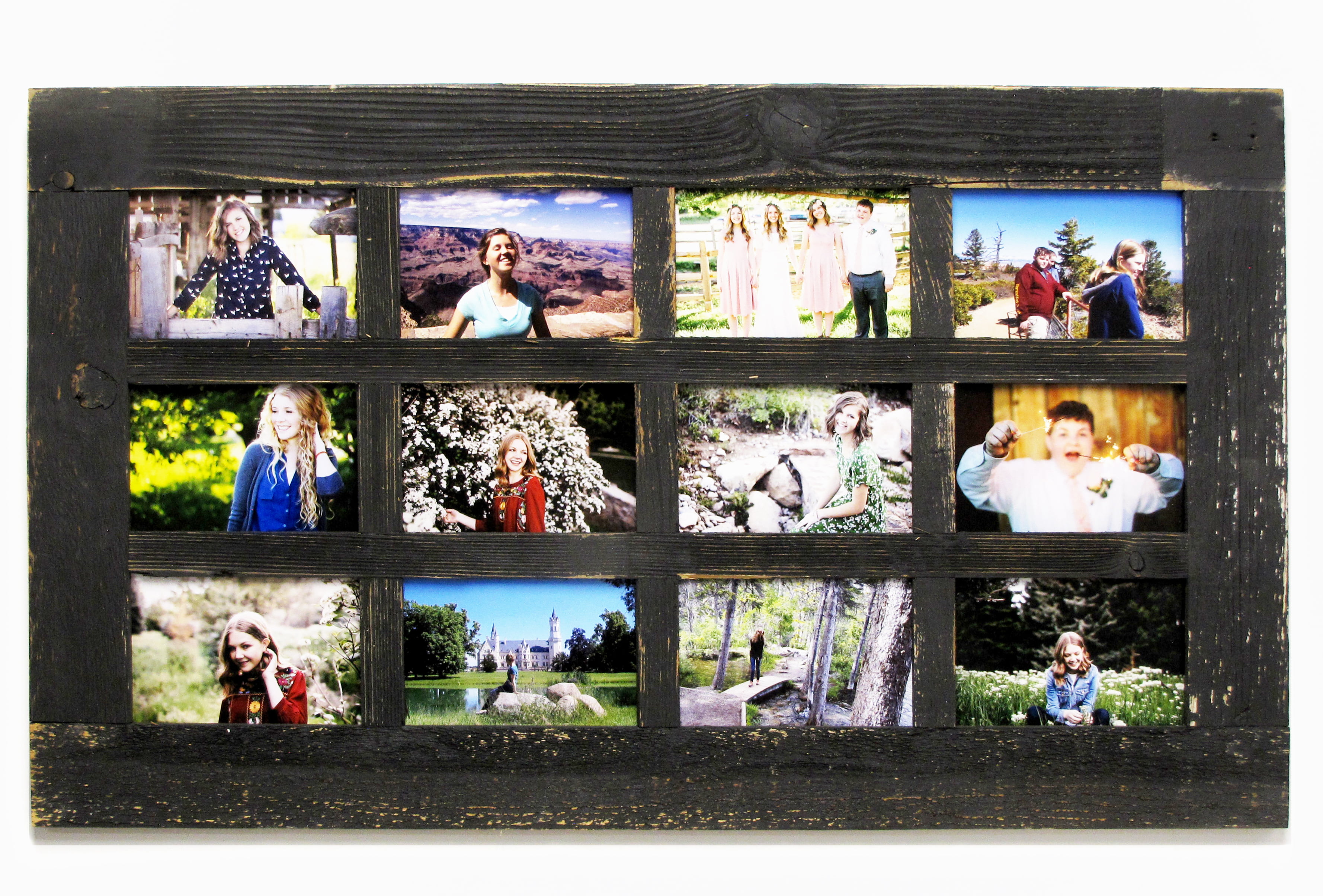 2 4x6 Barn Window Collage Picture Frame-christmas Gift-rustic