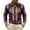 Purple, variant on Western Cowboy Dress Shirts for Men Carnival Long Sleeve Button Down Lapel Top Casual Stylish Comfortable Mens Shirt Brown XXL