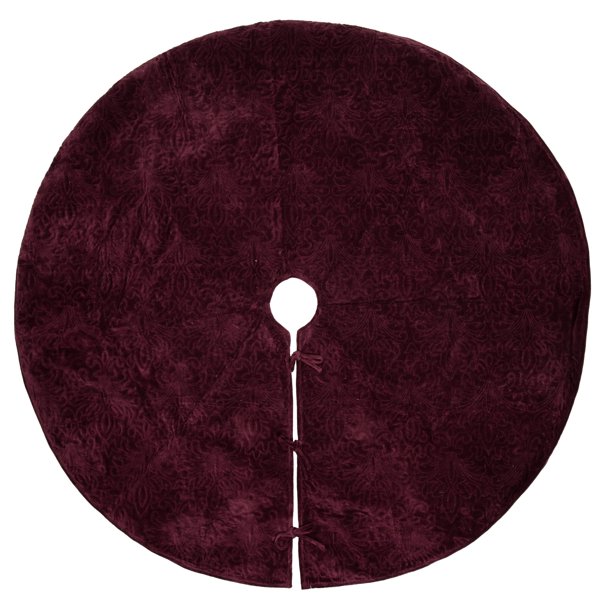 Vickerman Decorative 60" Christmas Eve Wine Tree Skirt