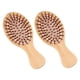 thumbnail image 1 of Wooden Hair Comb Set AntiStatic Scalp Massage Detangling Comb for All Hair Types Travel Use, 1 of 4