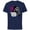 Navy, variant on Star Wars Darth Vader and Imperial Symbol Graffiti - Short Sleeve Cotton T-Shirt for Adults - Customized-Black