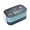 Blue, variant on Yika Stainless Steel Lunch Box Student Insulation Work Lunch Box Double-Layer Portable Large-Capacity Multi-Layer Lunch Box