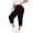 Black, variant on Casual Yoga Pants Women For Plus Size Casual Elastic Waist Loose Fit Sweat With Pockets Activewear Yoga Pants