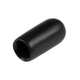 thumbnail image 4 of Uxcell 0.2'' Screw Thread Protector Vinyl End Caps Rubber Black 20pcs, 4 of 6