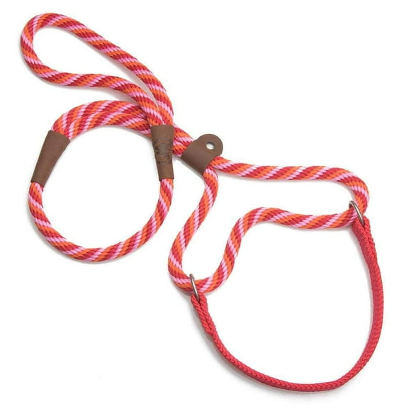 Mendota Pet Dog Walker, Martingale Style Leash - Leash & Collar Combo, Made in The USA - Taffy, 1/2 in x 6 ft - for Large Breeds