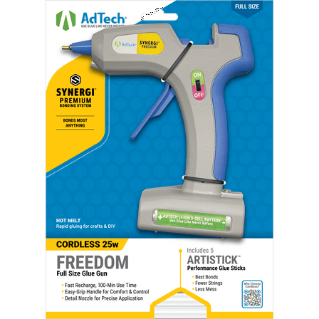 AdTech Cordless Freedom Rechargeable Glue Gun - Full Size