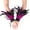 Hot Pink, variant on Sheer Gloves Feather Decorative Gloves Carnival Party Costume Masquerade Show Mesh Gloves Opera Gloves for Women Clearance！