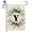 Green, variant on Alphabets Garden Flag 12x18 Inch Double Sided Welcome Flax Garden Flag Outdoor Outside Patio Farmhouse Alphabets Yard Decoration