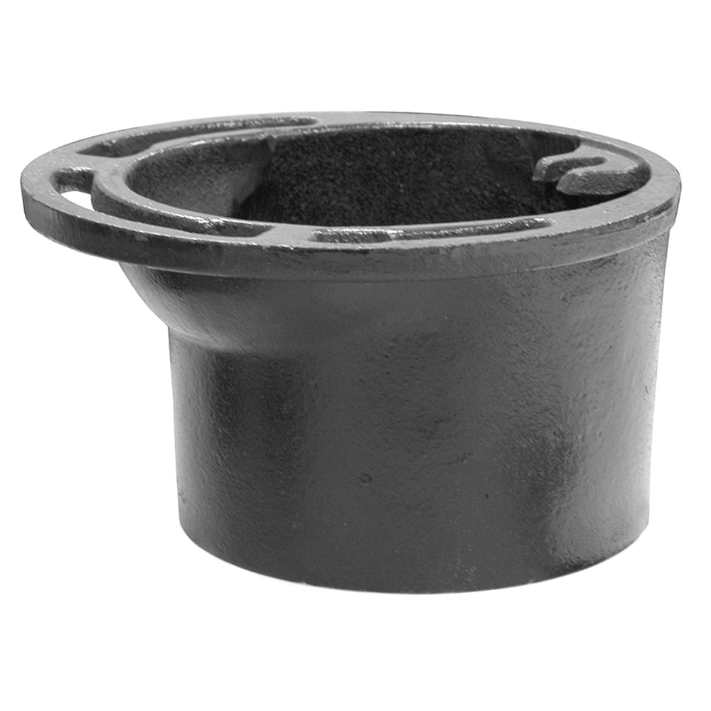 Jones Stephens C44420 Offset Cast Iron Closet Flange, 4In. X 2In