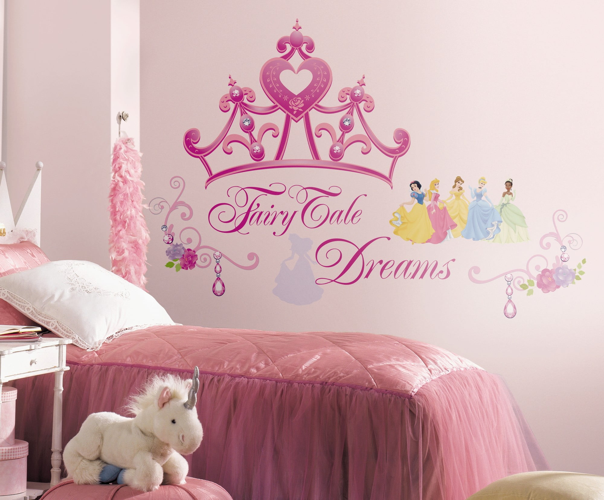 Roommates Disney Princess Crown Peel Stick Giant Wall