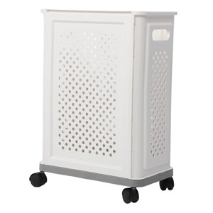 Yoga Mat Storage Basket, Home Gym Storage Rack Gray Rolling  for Yoga Strap