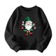 thumbnail image 4 of Blusas y camisas de manga larga con cuello redondo para niños Estampados navideños de manga larga Casual Suelto Forro polar para mayor calidez Sudadera con capucha de manga larga con cuello redondo pa, 4 of 4