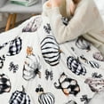 thumbnail image 6 of Fall Halloween Blanket Halloween Throw Blankets and Throws Fall Pumpkin Throw Blanket Super Soft Cozy and Plush for Couch and Chair(50" x 60"), 6 of 6