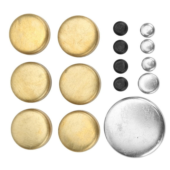 Brass Freeze Plug Kit MPE‑108BR Replacement for Ford Small Block 255ci 260ci 289ci 302ci 351ci