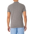 thumbnail image 3 of Superdry Applique Classic Fit Polo Shirt, Grey, 3 of 5